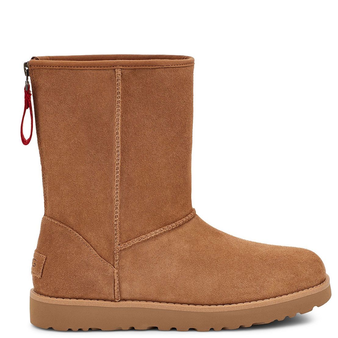 UGG Classic Short Logo Zip Chestnut - Shopping4Africa