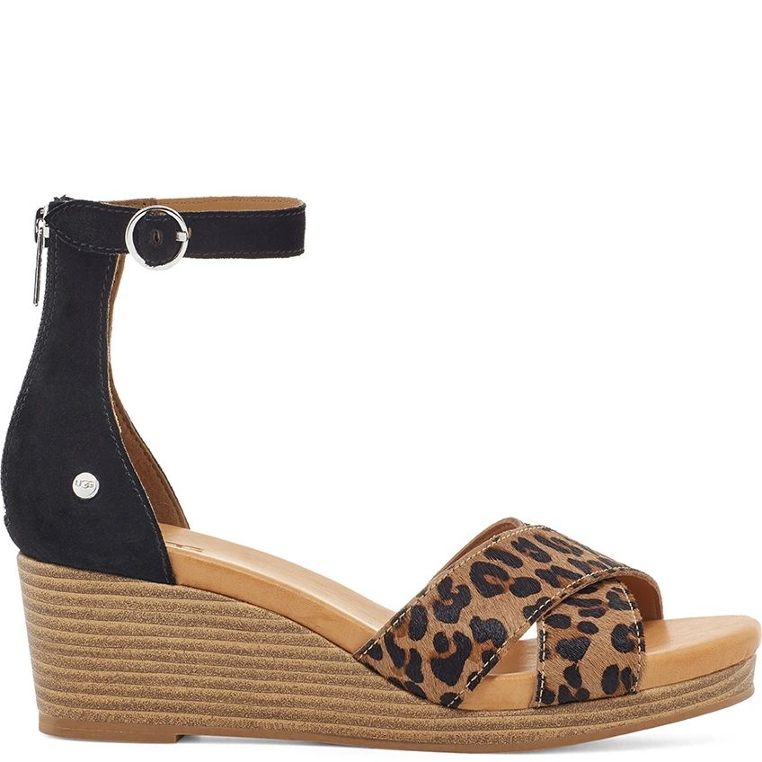 UGG Eugenia Leopard Black/Tan - Shopping4Africa