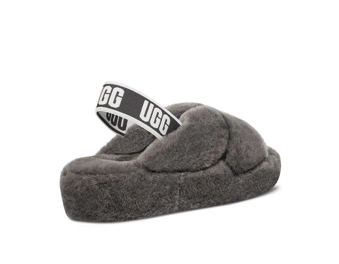 UGG Fab Yeah Slide Charcoal - Shopping4Africa