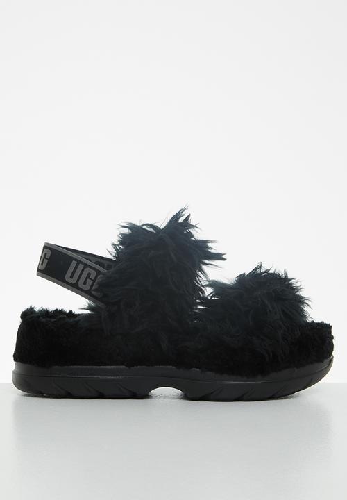 UGG Fluff Sugar Sandal Black - Shopping4Africa