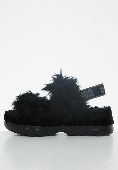 UGG Fluff Sugar Sandal Black - Shopping4Africa