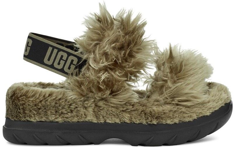 UGG Fluff Sugar Sandal Burnt Olive - Shopping4Africa