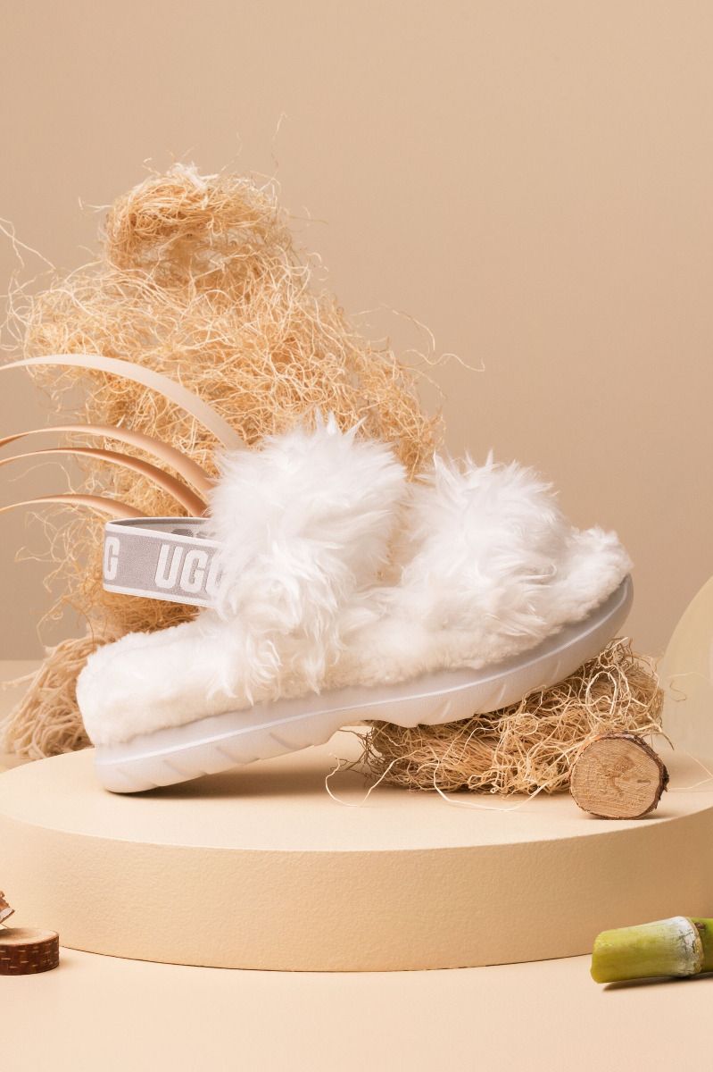 UGG Fluff Sugar Sandal White - Shopping4Africa