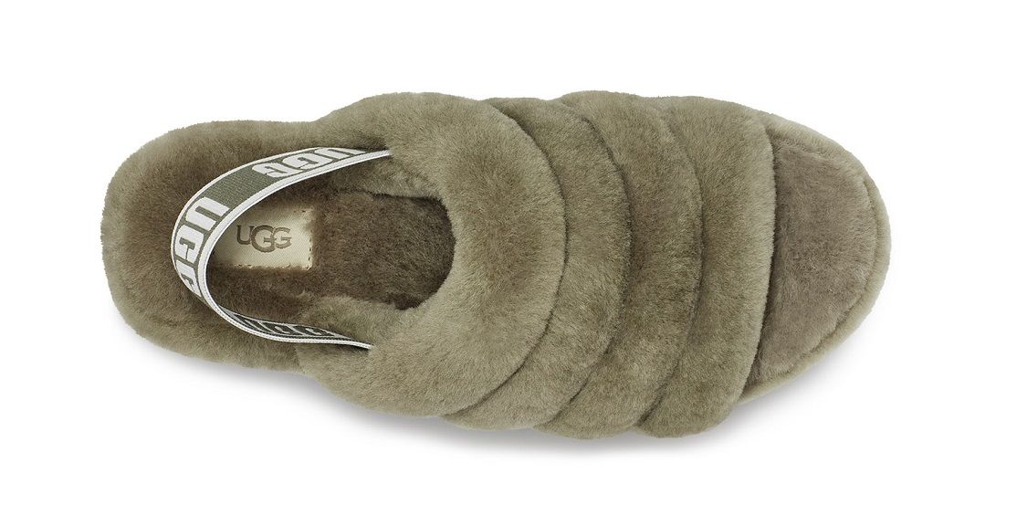 UGG Fluff Yeah Slide Burn Olive - Shopping4Africa