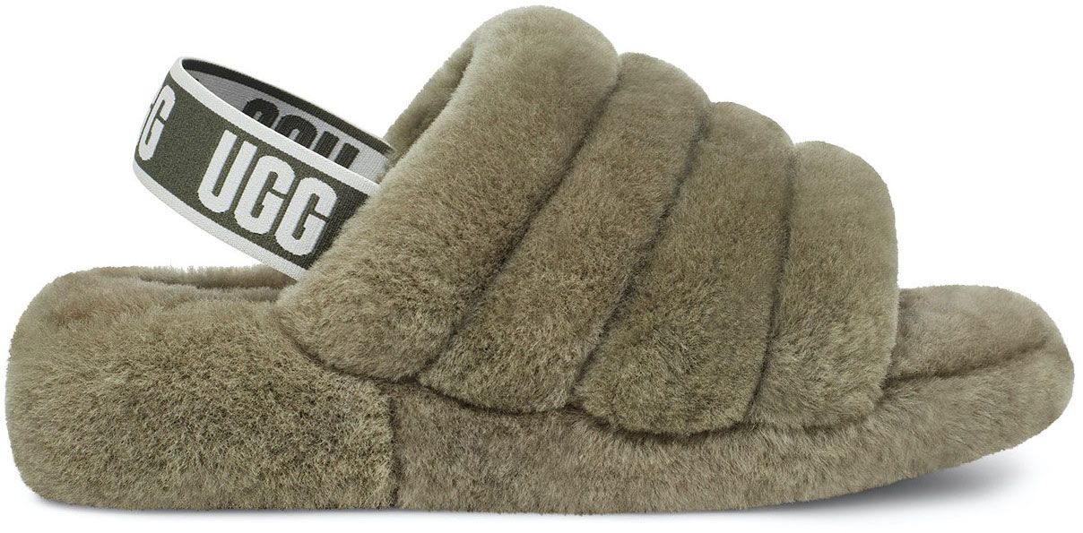 UGG Fluff Yeah Slide Burn Olive - Shopping4Africa