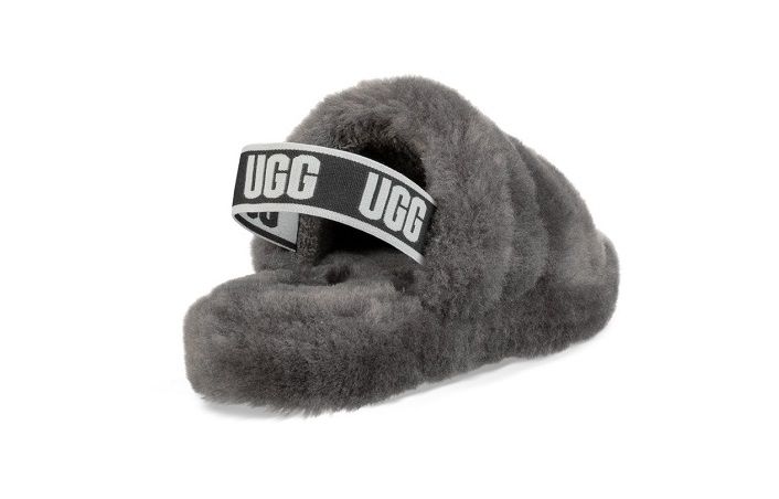 UGG Fluff Yeah Slide Charcoal Kids - Shopping4Africa