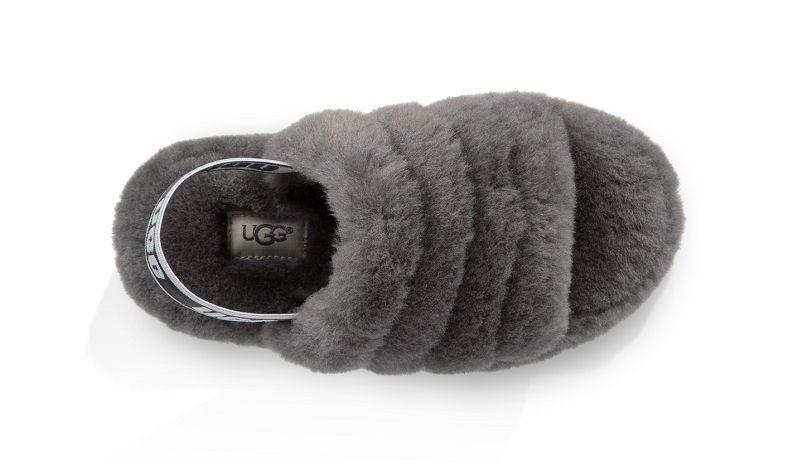 UGG Fluff Yeah Slide Charcoal Kids - Shopping4Africa