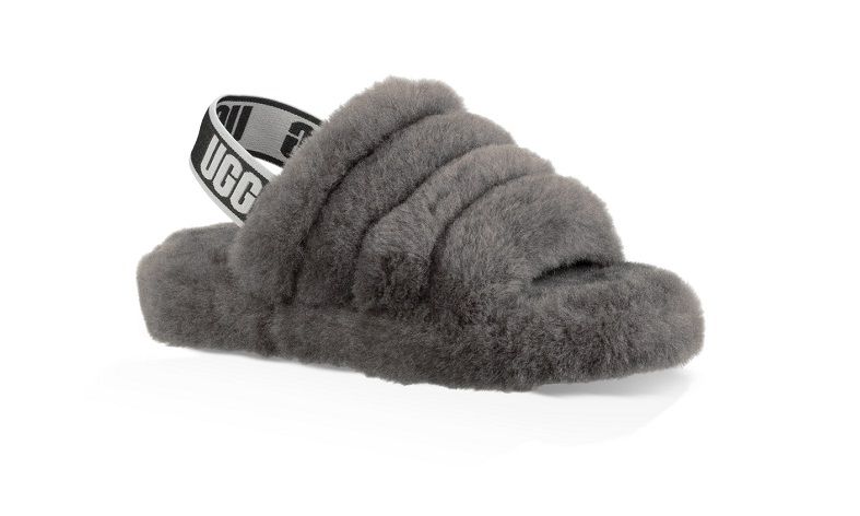 UGG Fluff Yeah Slide Charcoal Kids - Shopping4Africa