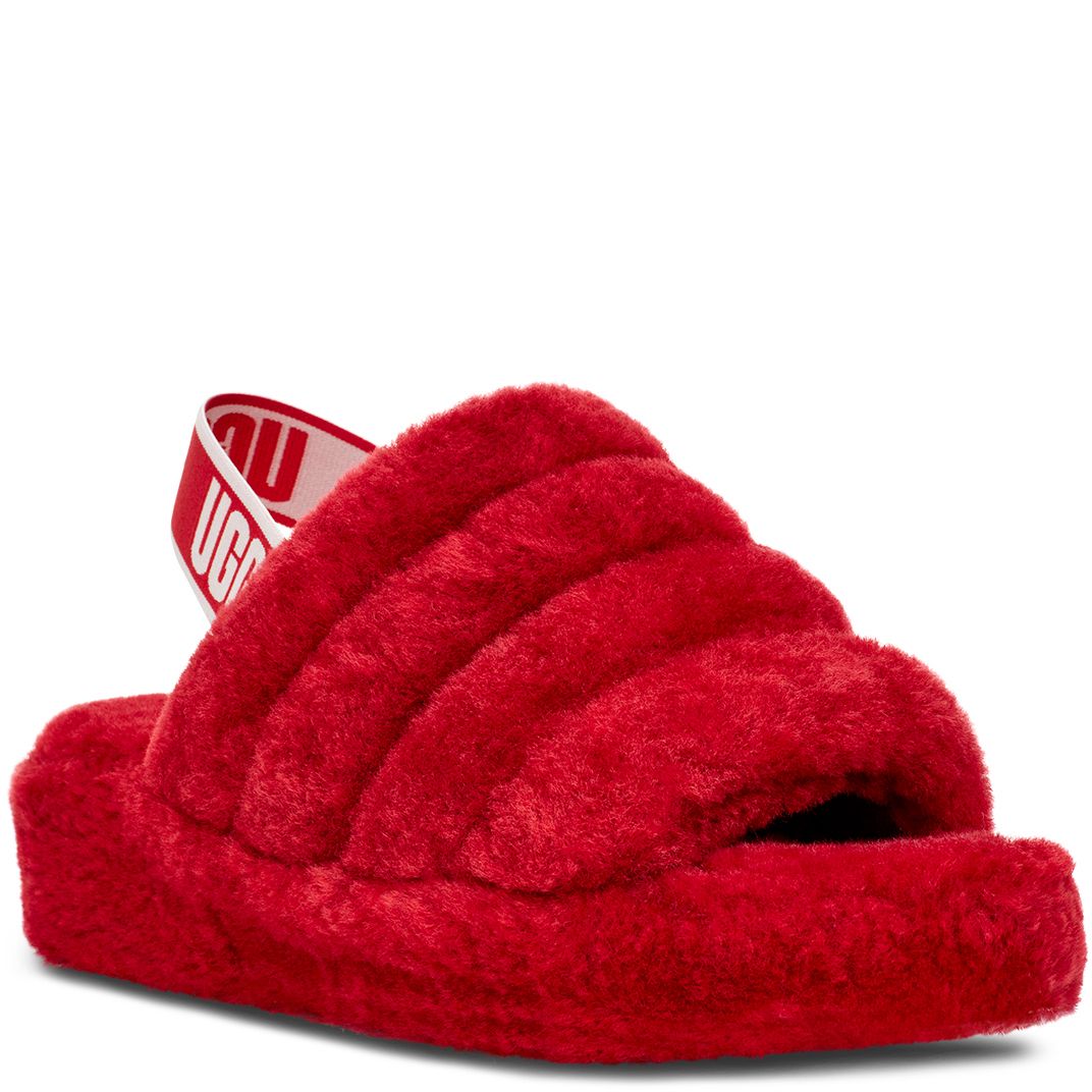 UGG Fluff Yeah Slide Ribbon Red - Shopping4Africa