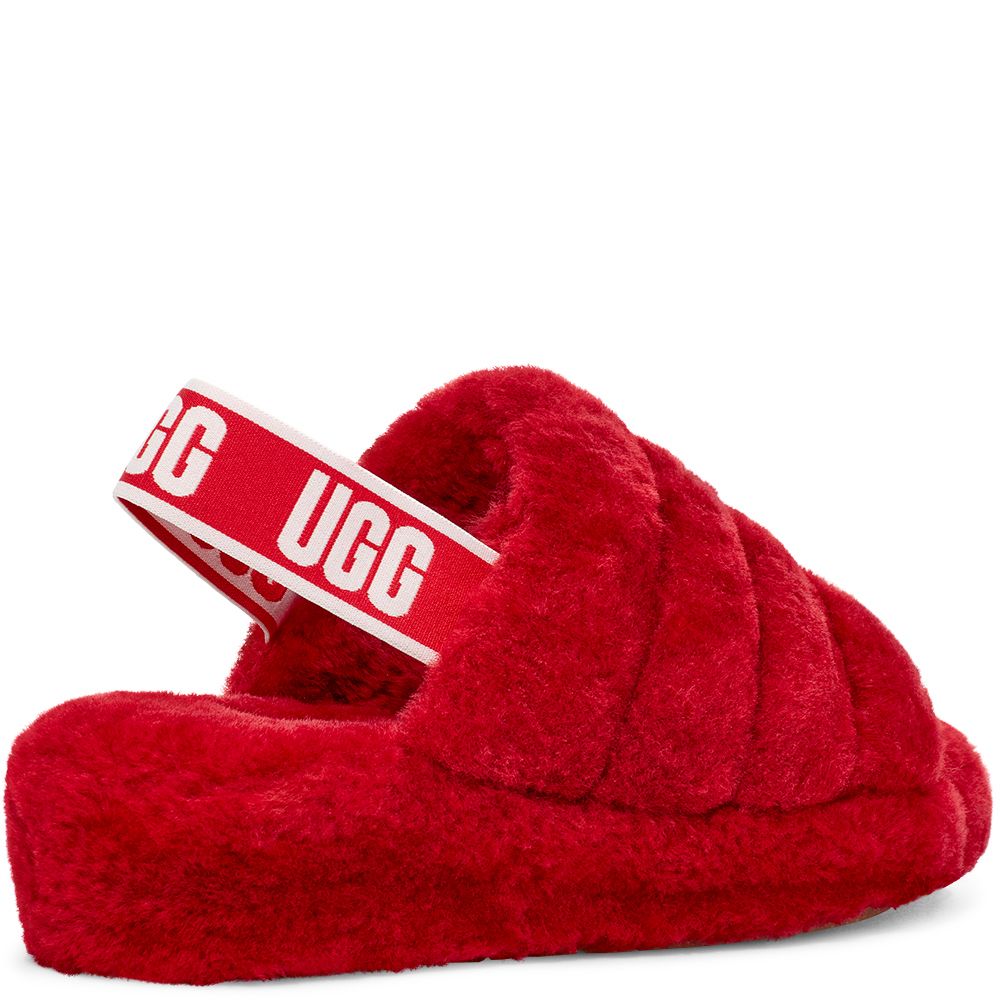 UGG Fluff Yeah Slide Ribbon Red - Shopping4Africa