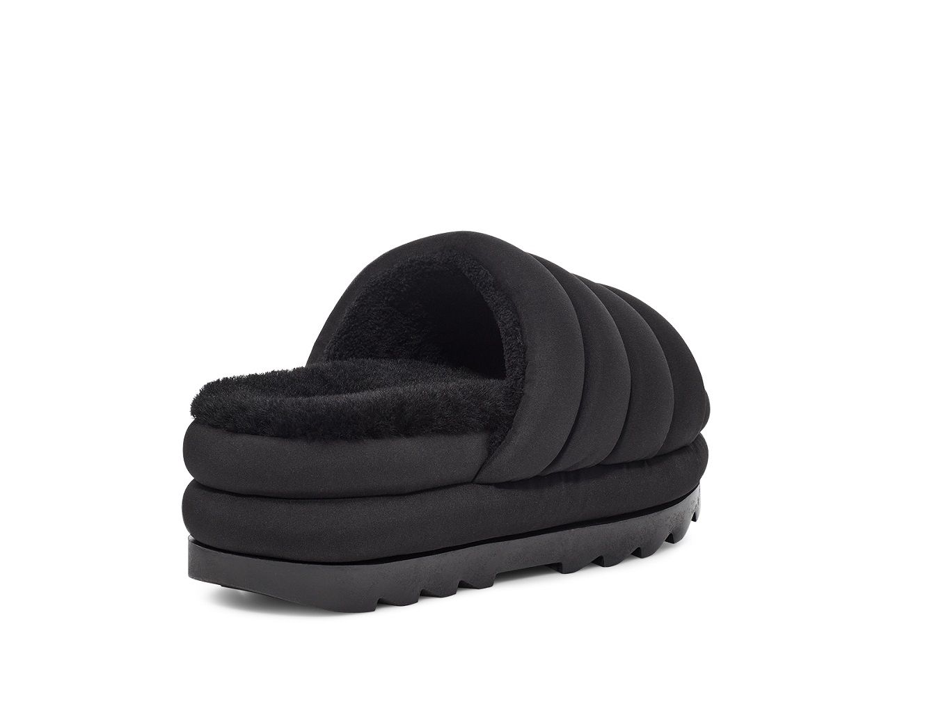 Ugg slides black white and grey hotsell