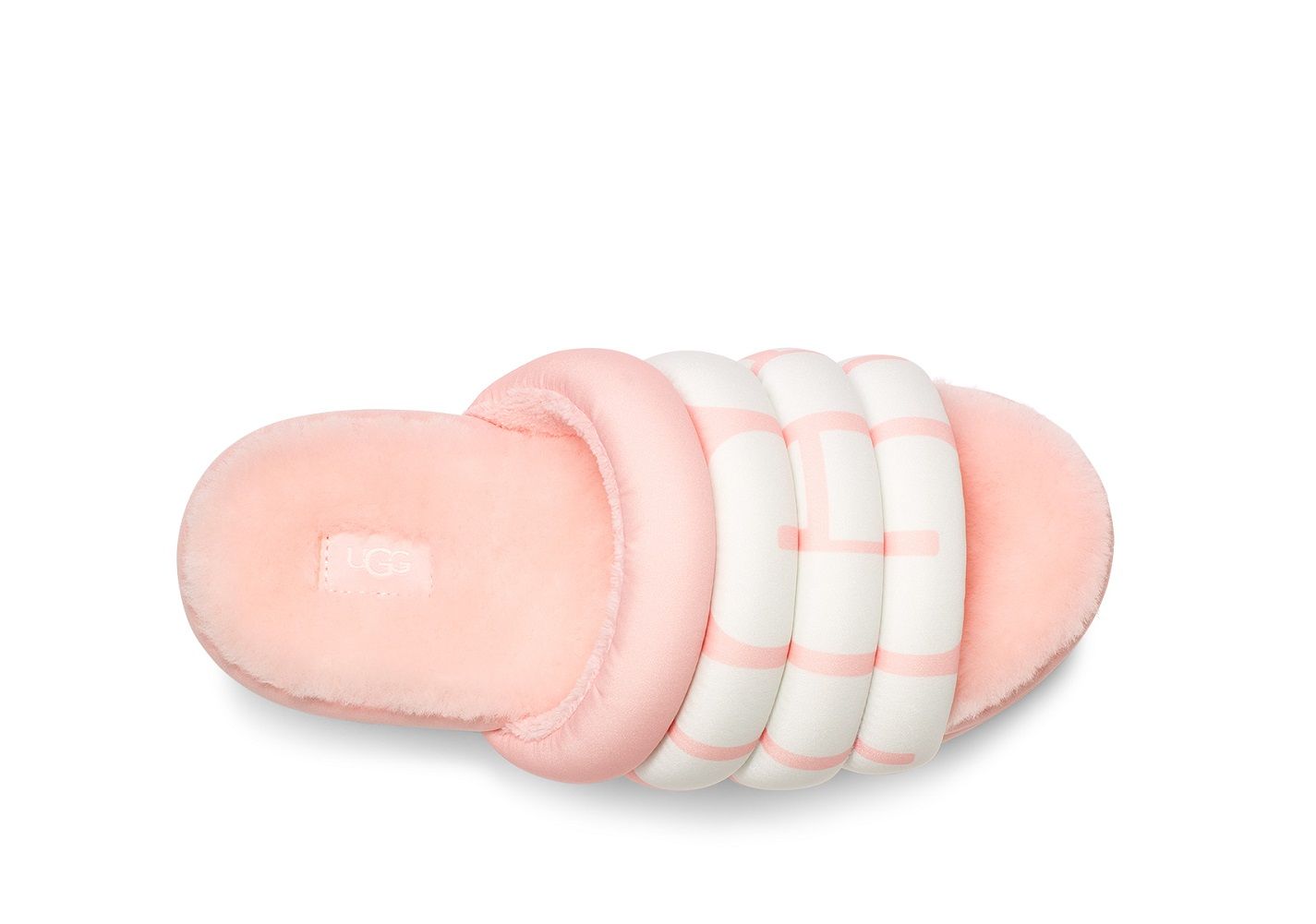 UGG Maxi Slide Logo Pink Scallop - Shopping4Africa