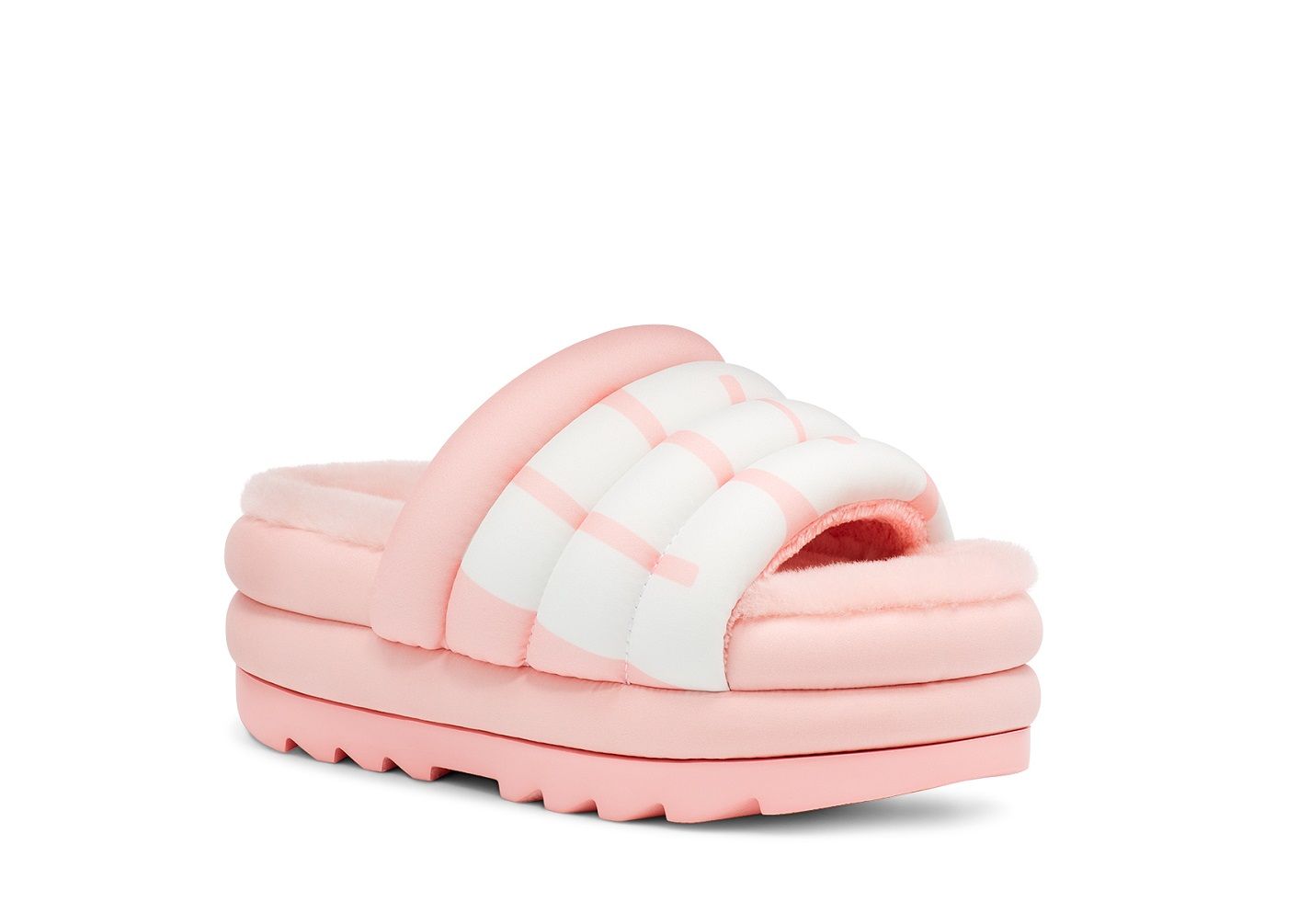 UGG Maxi Slide Logo Pink Scallop - Shopping4Africa