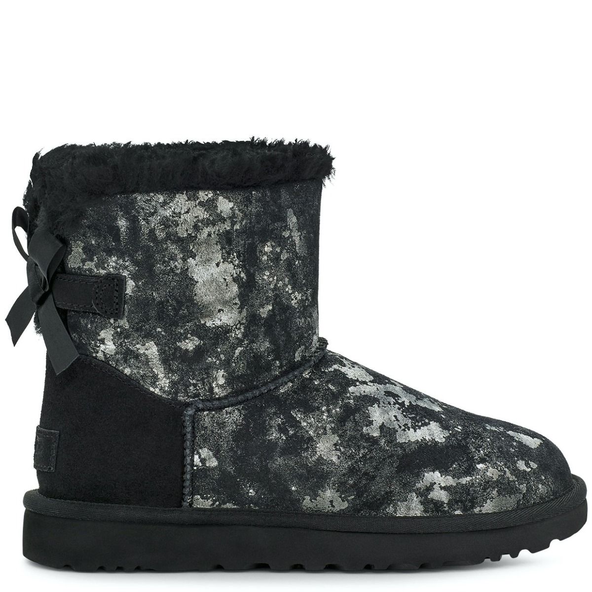 UGG Mini Bailey Bow Gold Wash Black - Shopping4Africa