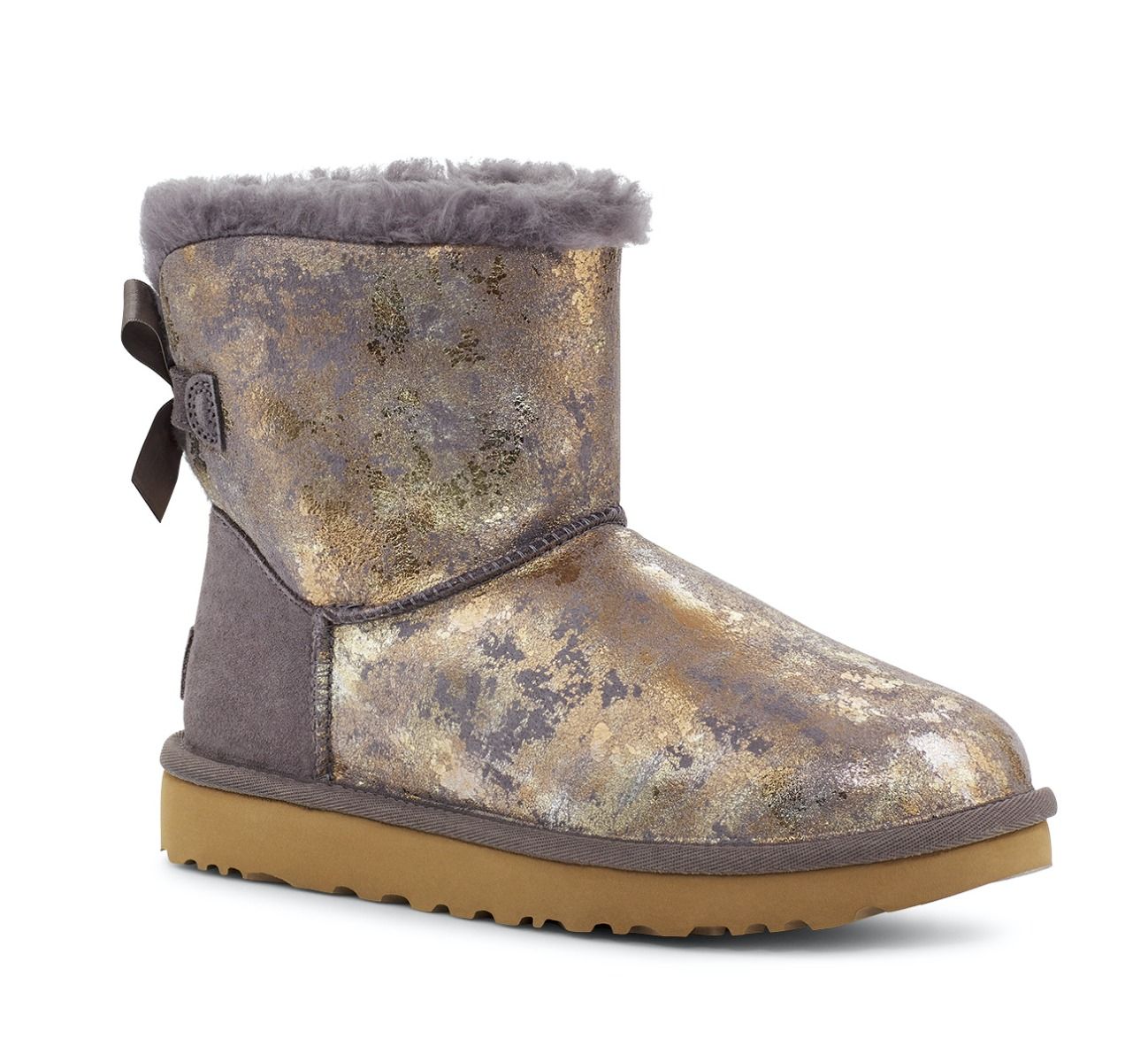 UGG Mini Bailey Bow Gold Wash Shade - Shopping4Africa