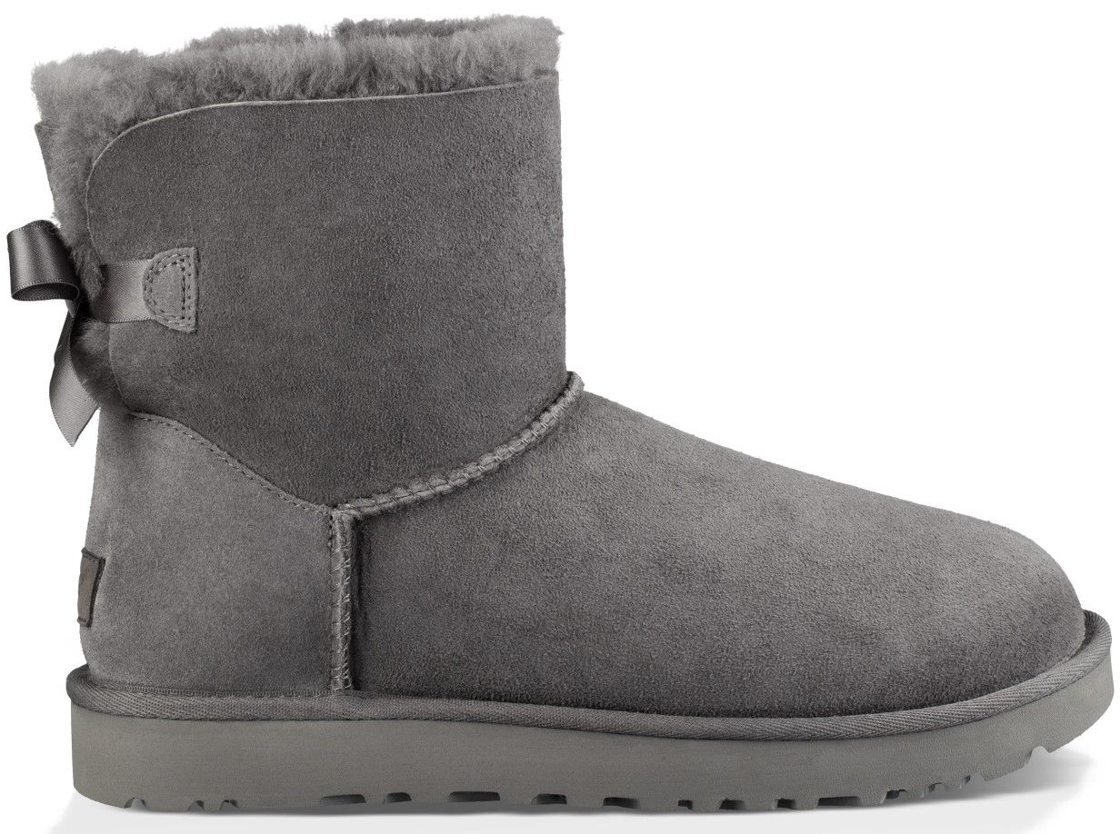 UGG Mini Bailey Bow II Grey - Shopping4Africa