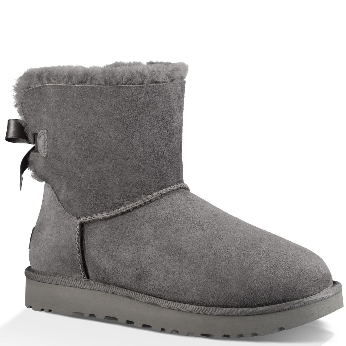 UGG Mini Bailey Bow II Grey - Shopping4Africa