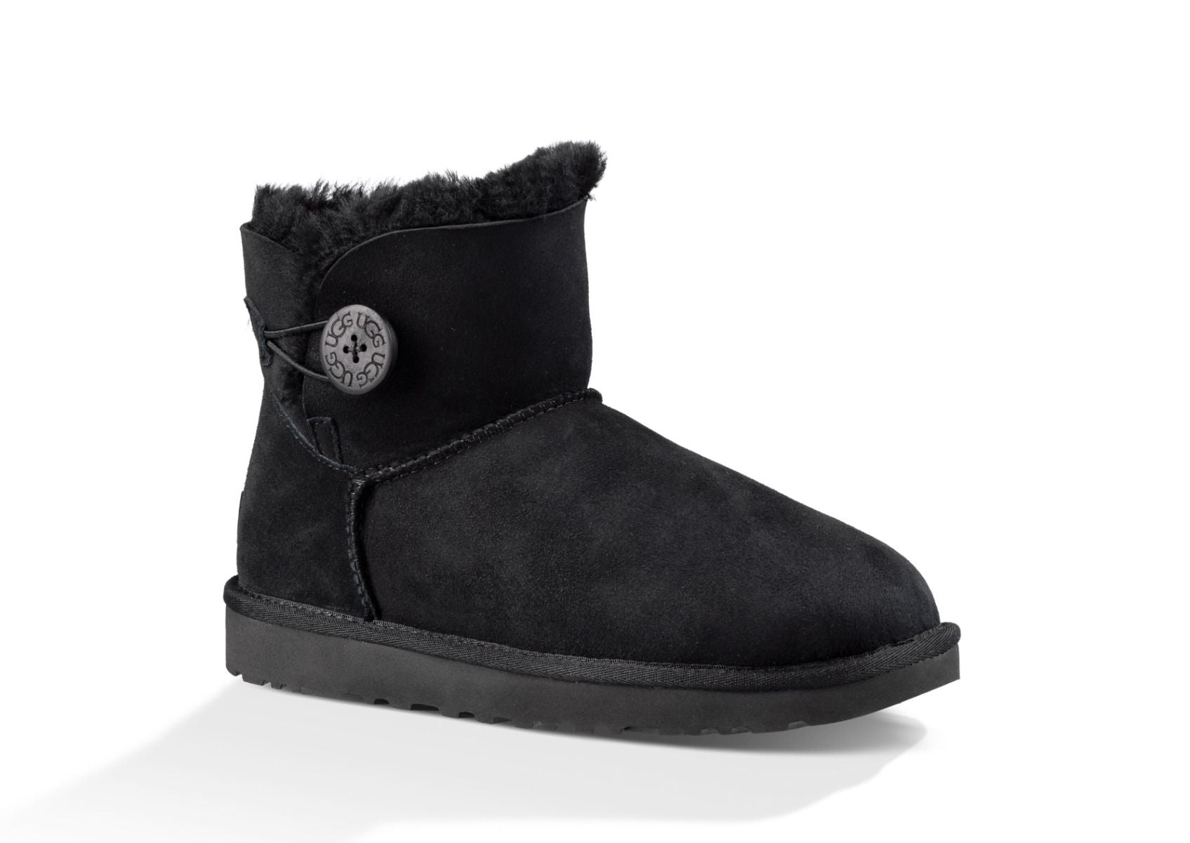 UGG Mini Bailey Button II Black - Shopping4Africa