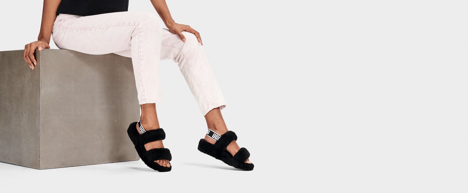 UGG Oh Yeah Slide Black - Shopping4Africa