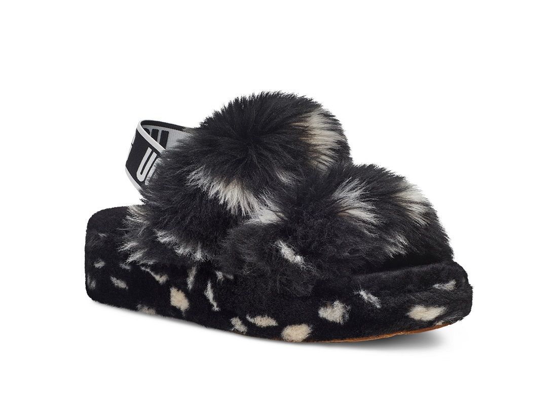 UGG Oh Yeah Spots Slide Black - Shopping4Africa