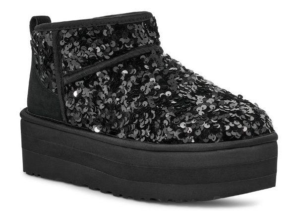 UGG Ultra Mini Chunky Sequin Black - Shopping4Africa