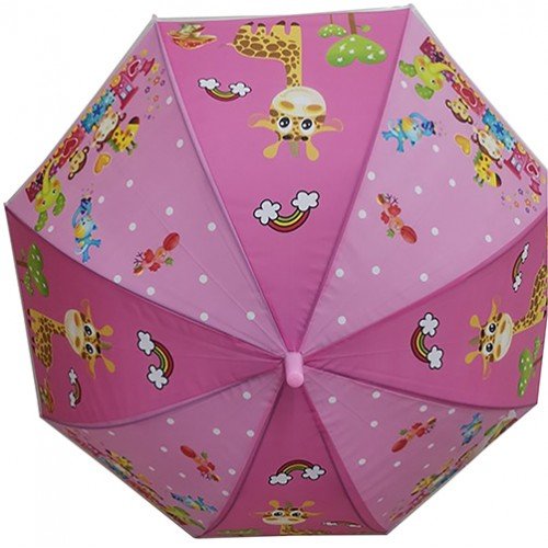 Umbrella kids 2007B giraffee - pink - Shopping4Africa