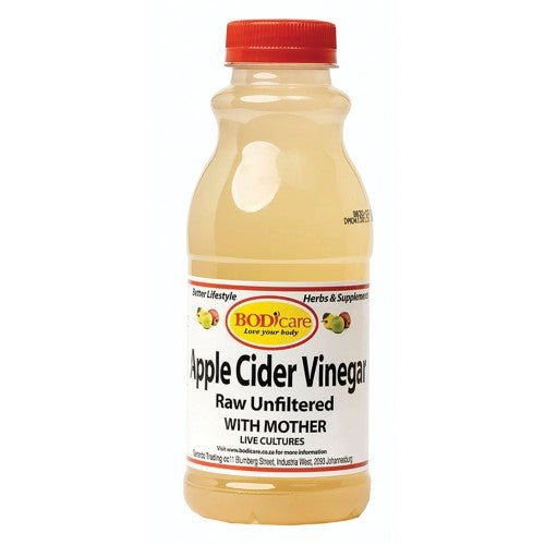 Unfiltered Apple Cider Vinegare with Mother Live Cultures 500ml Bodicare - Shopping4Africa