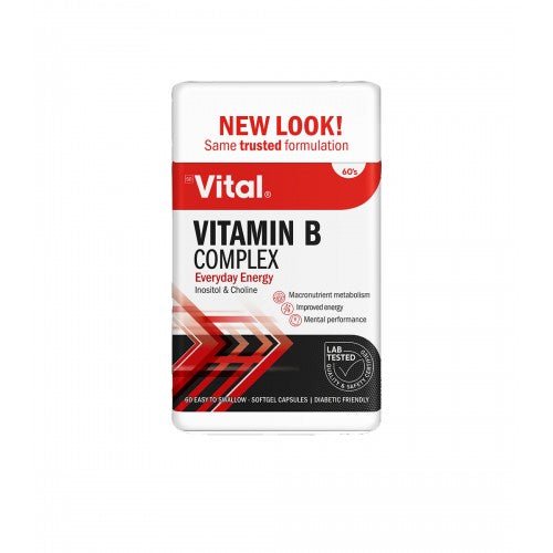 VITAL VITAMIN B COMPLEX HP CAPS 60 - Shopping4Africa