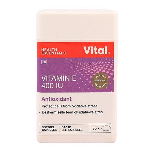 Vital vitamin E 400IU caps 30 - Shopping4Africa