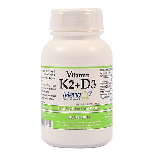 Vitamin K2 + D3 caps 60 Bioflora - Shopping4Africa