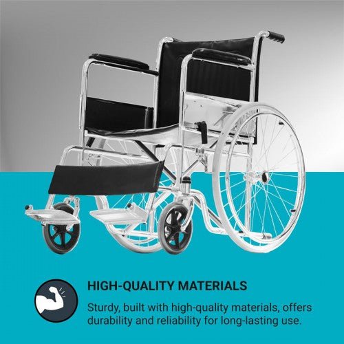 Wheelchair foldable mx 120kg - Shopping4Africa
